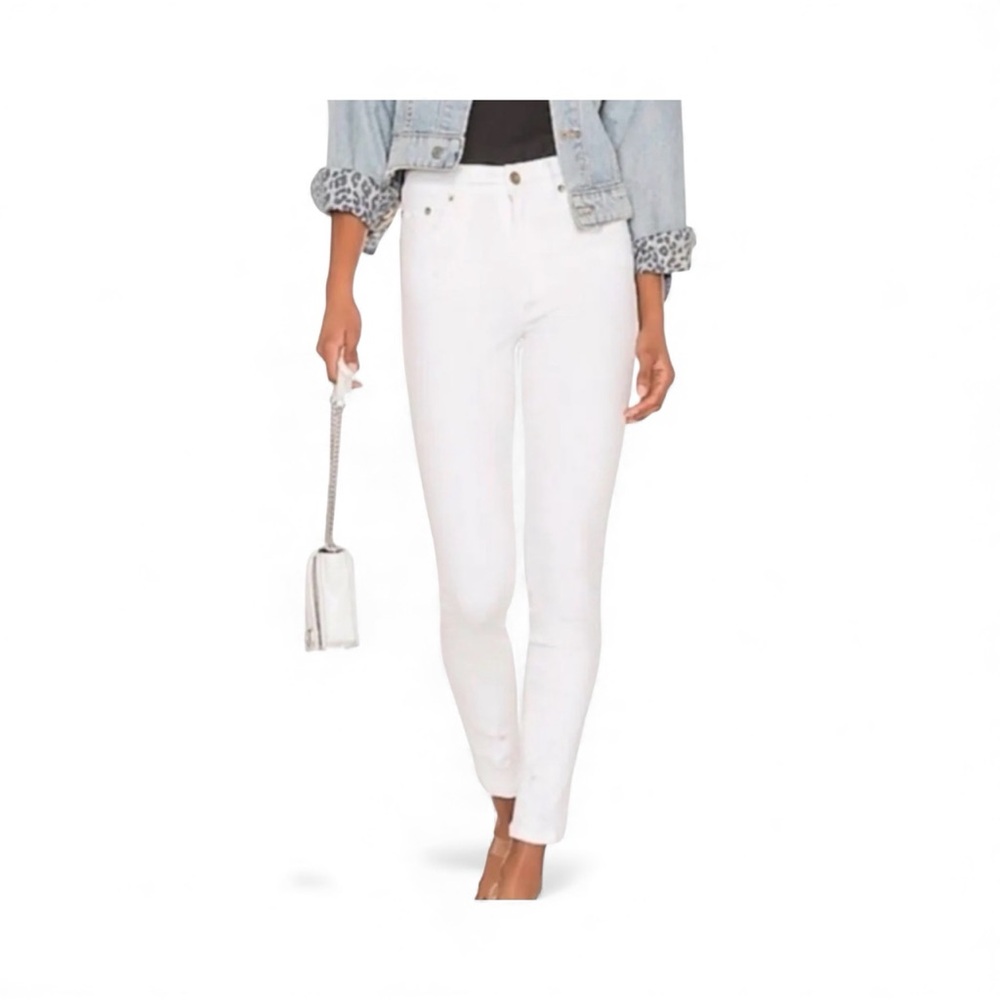 Pistola Jennifer Oslo White High Waisted Skinny JeansP6822FTN-SLO Size 28